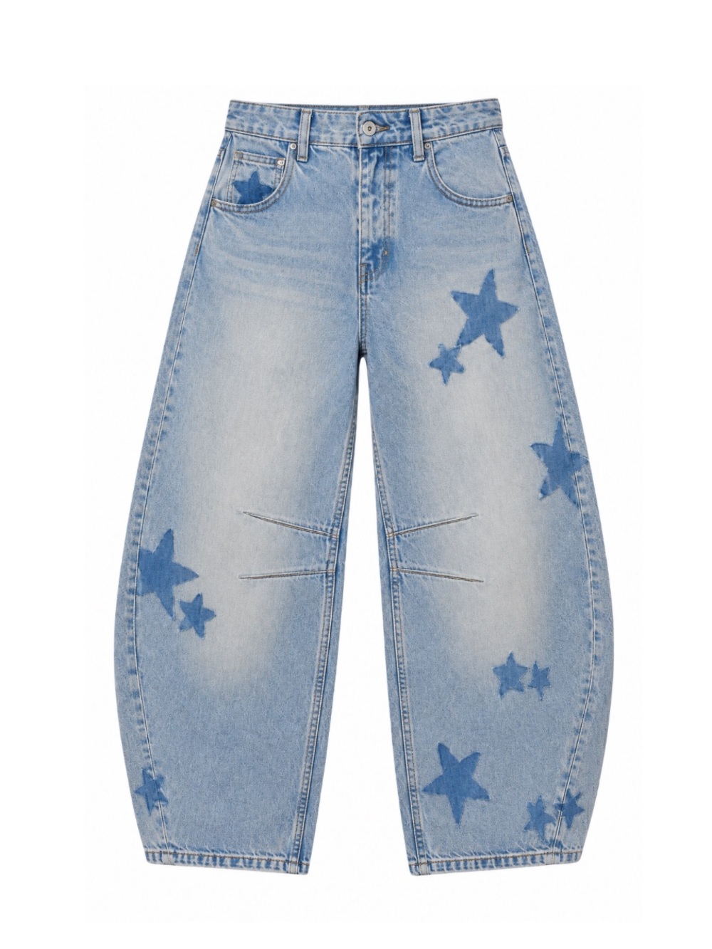Free People We The Free Barrel Leg Star Jeans Size 31